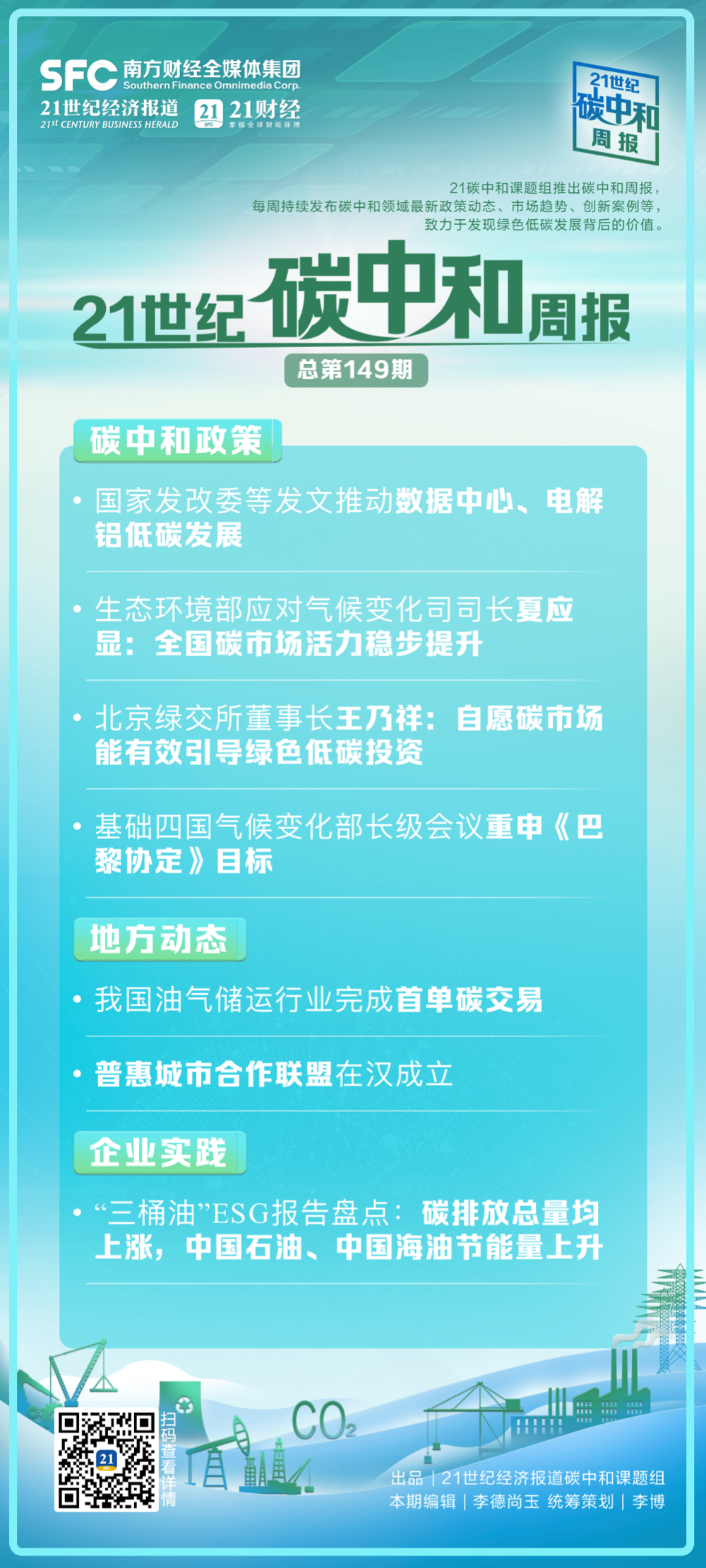 易倍体育网站碳中和周报（第149期）丨邦度发改委等发文鞭策数据中央、电解铝低碳繁